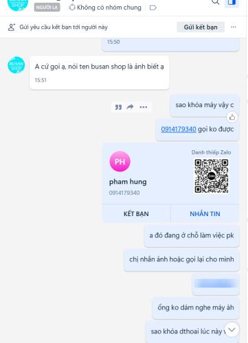 mỹ phẩm phạm hùng busan shop lừa đảo-0914179340